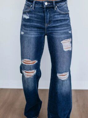 Kimora Risen Jeans - Dark Wash